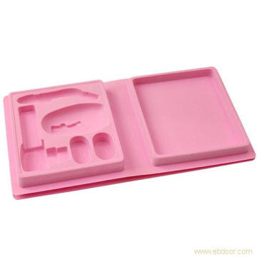 Flocked PS Blister Customized Packaging Tray